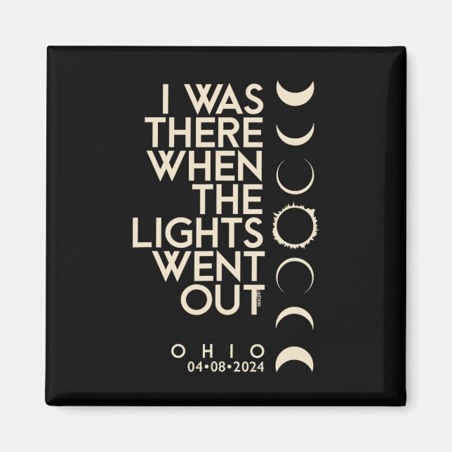 Imã Estava Lá No Ohio Total Solar Eclipse 2024 (Frente)