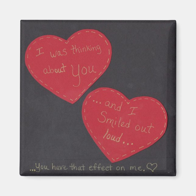 Imã Estava pensando em você e sorri... (Frente)