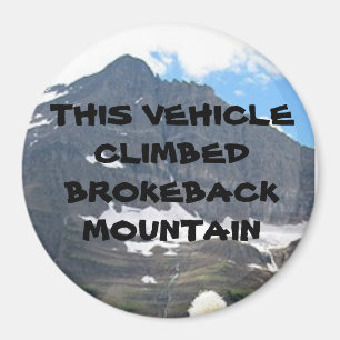 IMÃ ESTE BROKEBACK MOUNTAIN ESCALADO VEÍCULO