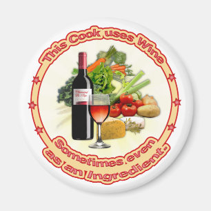 Imã Este cozinheiro usa o vinho