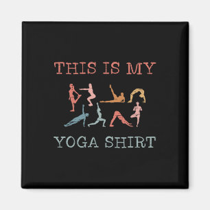 Imã Este É Meu Design De Yoga Poses De Yoga Fluxo Viny
