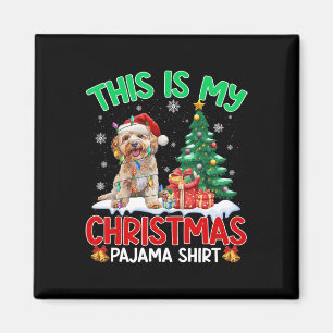 Imã Este É Meu Natal Pajama Apoo Cachorro Amante Xmas
