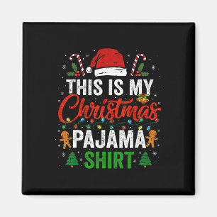 Imã Este É Meu Natal Pajama Divertido Xmas Homens Mulh