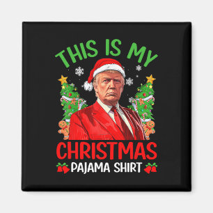Imã Este É Meu Natal Pajama Engraçado Trump Xmas Pjs M