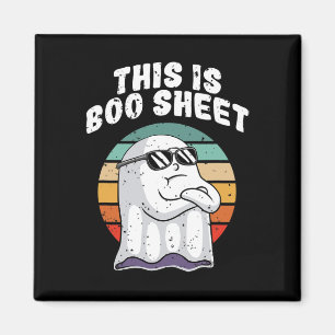 Imã Este É O Boo Sheet do Diversão Halloween O Fantasm