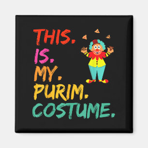 Imã Este é o meu fantasia de Purim palhaço engraçado 