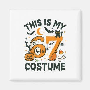 Imã Este é o meu figurino de Halloween 67 Meme dizendo