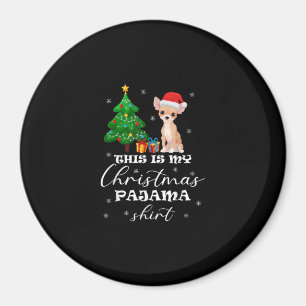 Imã Este É O Meu Figurino De Natal Pajama Chihuahua