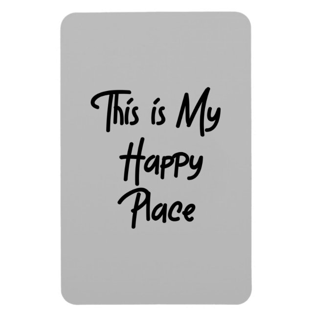 Ímã Este é o meu lugar feliz (Vertical)