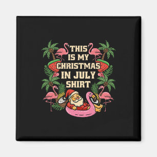 Imã Este É O Meu Natal Em Julho Santa Verão Havaiano