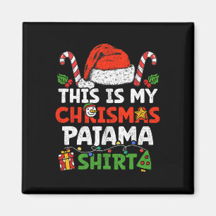 Imã Este É O Meu Natal Pajama Diversão Da Família Xmas