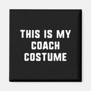 Imã Este é o meu traje de treinador Halloween engraçad