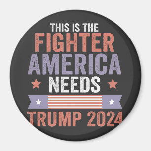 Imã Este é o Presente do "Fighter American Needs Trump