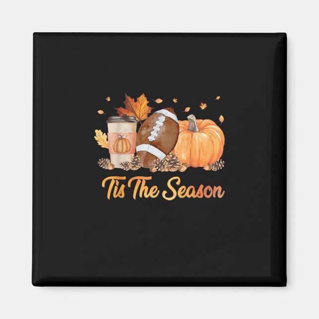 Imã Este É O Pumpk De Futebol Da Época De Futebol (Frente)