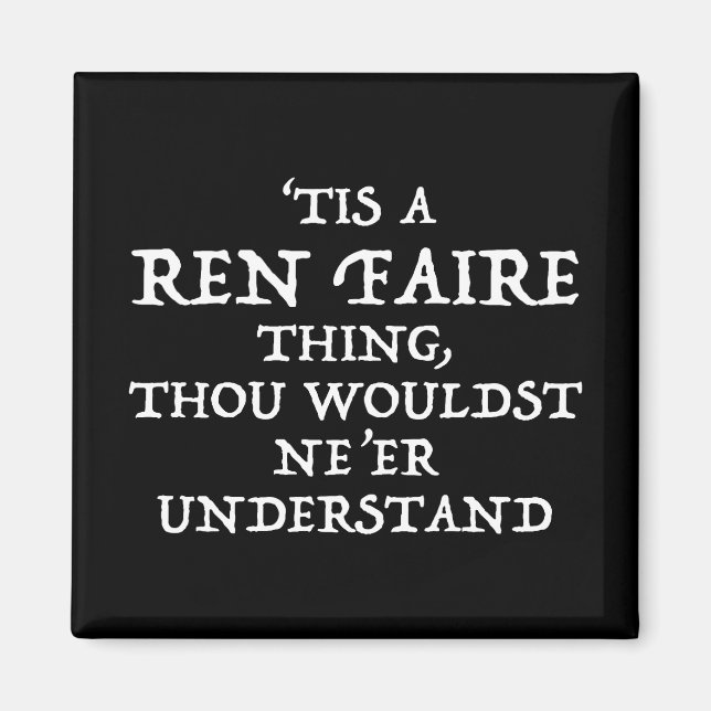 Imã "Este É Um Festival De Renascença Engraçado Da Fei (Frente)