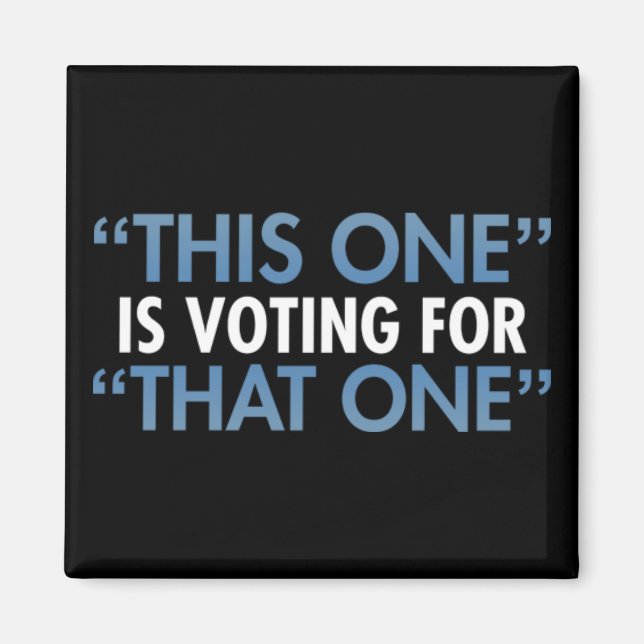 Imã "Este" Está A Votar A Favor Do "Aquele" (Frente)