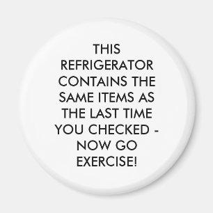 IMÃ ESTE FRIGORÍFICO CONTÉM OS MESMOS ITENS QUE...