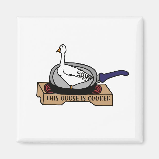 Imã Este ganso é um saco cozido (Frente)