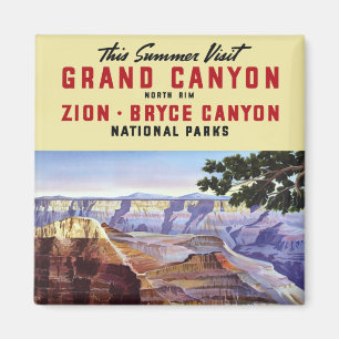 Imã Este Grand Canyon da visita do verão