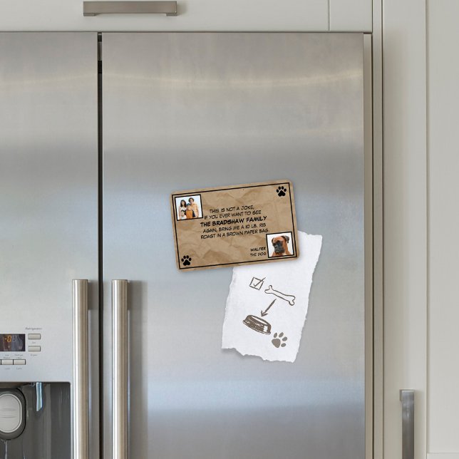 Ímã Este não é um magnata de cachorro de fotos Piada (Criador carregado)