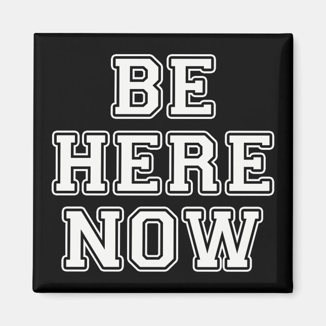 Imã Esteja Aqui Agora (Frente)