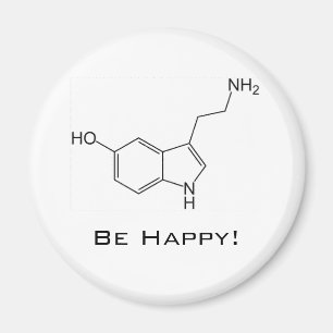 Imã Esteja feliz! Ímã da serotonina