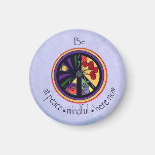 Imã Esteja no ímã da mandala da paz