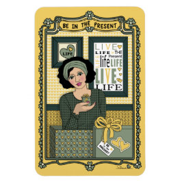 Ímã Esteja no Magnet do Refrigerador Present_C_4x6