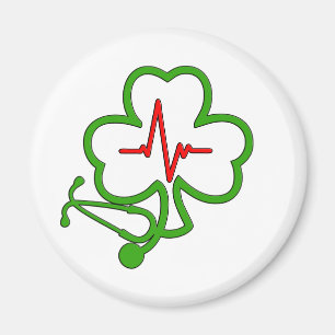 IMÃ ESTEÓSCULO DE SHAMROCK COM FARTE