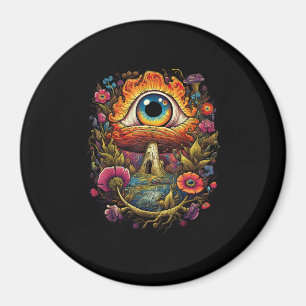 Imã Estética Cottagecore Cogumelo Goblincore Simples S