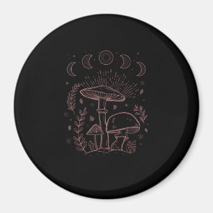 Imã Estética Goblincore Academia Cottagecore Cogumelo