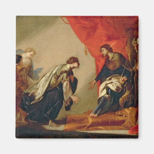 Imã Esther na frente de Ahasuerus, c.1645-50 (óleo no