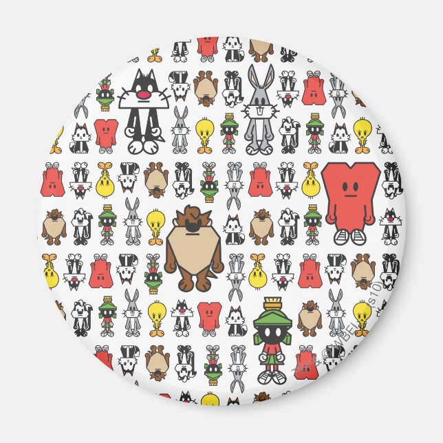 Imã Estilize TWEETY™ e amigos (Frente)