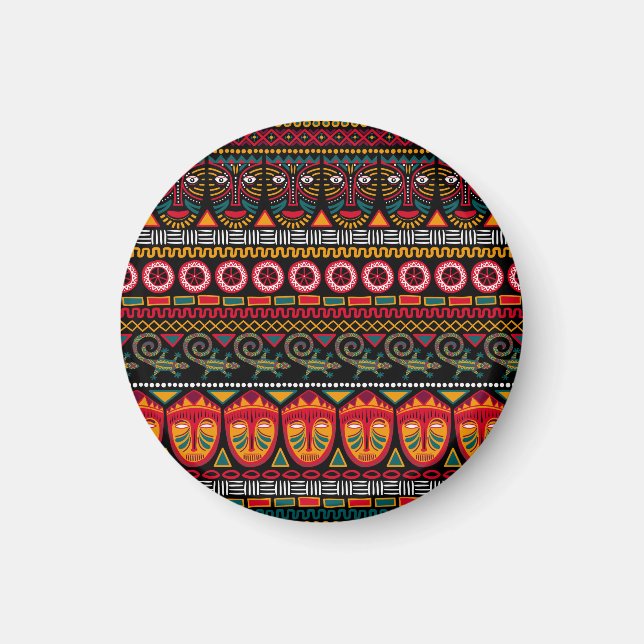 Imã Estilo Africano: Apreciação Decorativa do Padrão. (Frente)