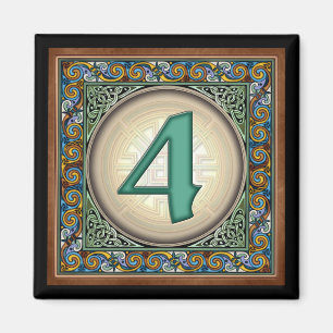 Imã Estilo B, "4" - ímãs celtas do número