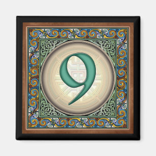 Imã Estilo B, "9" - ímãs celtas do número