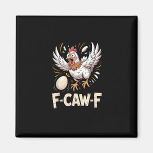 Imã Estilo Casual Criativo Galinha F Caw F Engraçado