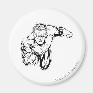 Imã Estilo cómico - soe na parte dianteira, preto e