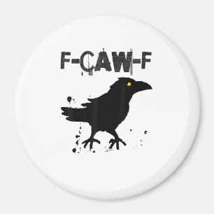 Imã Estilo Criativo Humor Corvo Café Grunge
