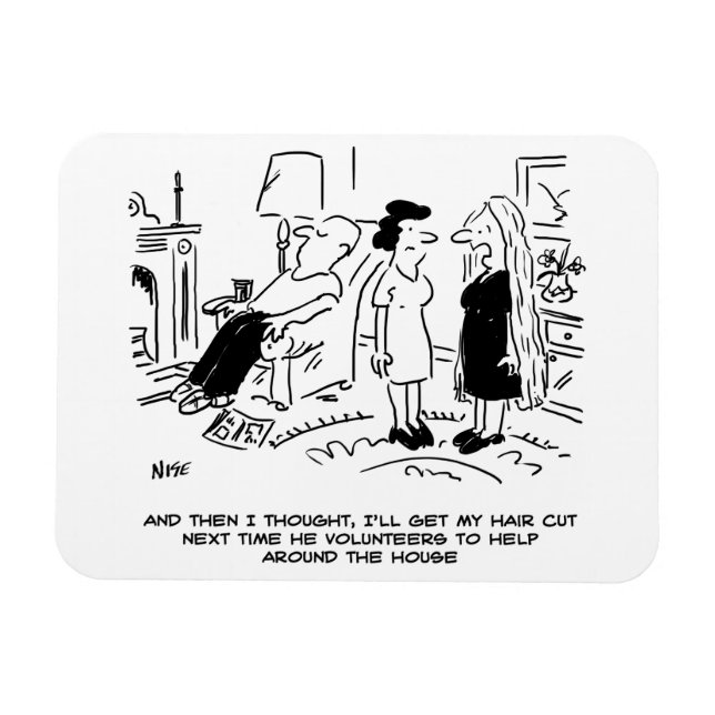 Ímã Estilo de Cabelo Longo Devido à Ausência de Estimu (Horizontal)