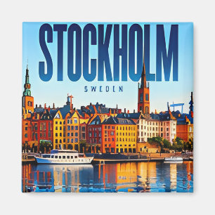 Imã ⚓ Estilo de Cidade Moderna de Stockholm à Beira-Ma