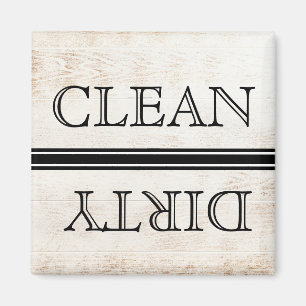 Imã Estilo de Madeira Lava-louça Magnética Limpa e Suj