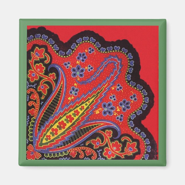 Imã Estilo de Pintura de Arte Folclada Mag (Frente)