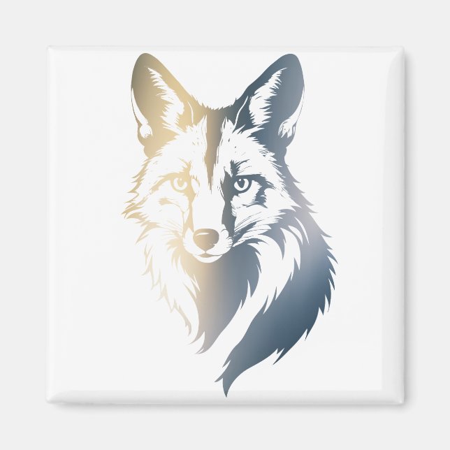Imã Estilo de silhueta da ilustração da natureza da Fo (Frente)