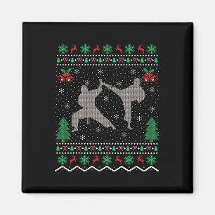 Imã Estilo de Suéter Ugno Xmas Artes Marciais Cristo d