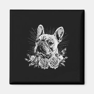 Imã Estilo de Tatuagem Sobrevoar o Buldogue Francês Re