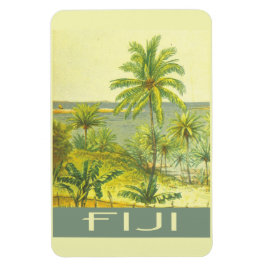 Ímã Estilo de viagens vintage das Ilhas Fiji