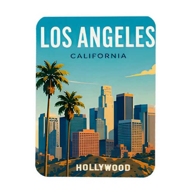 Ímã Estilo de Vida Luxuoso de Los Angeles (Vertical)