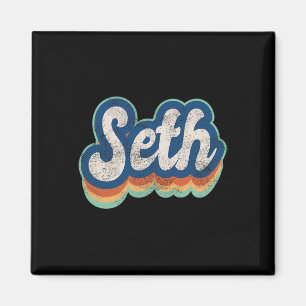 Imã Estilo de Vintage do Seth First Name Boy 70s 80s P