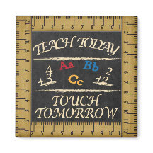 Estilo de Vintage Ensinar o Magnet do Professor Ho